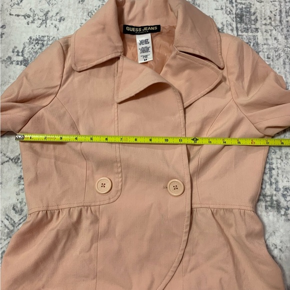 VTG Y2K Guess Blush Pink Blazer Jacket S - Picture 11 of 16